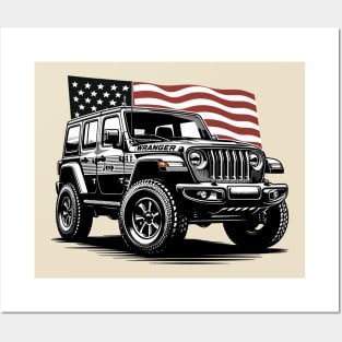 Jeep Wrangler Posters and Art